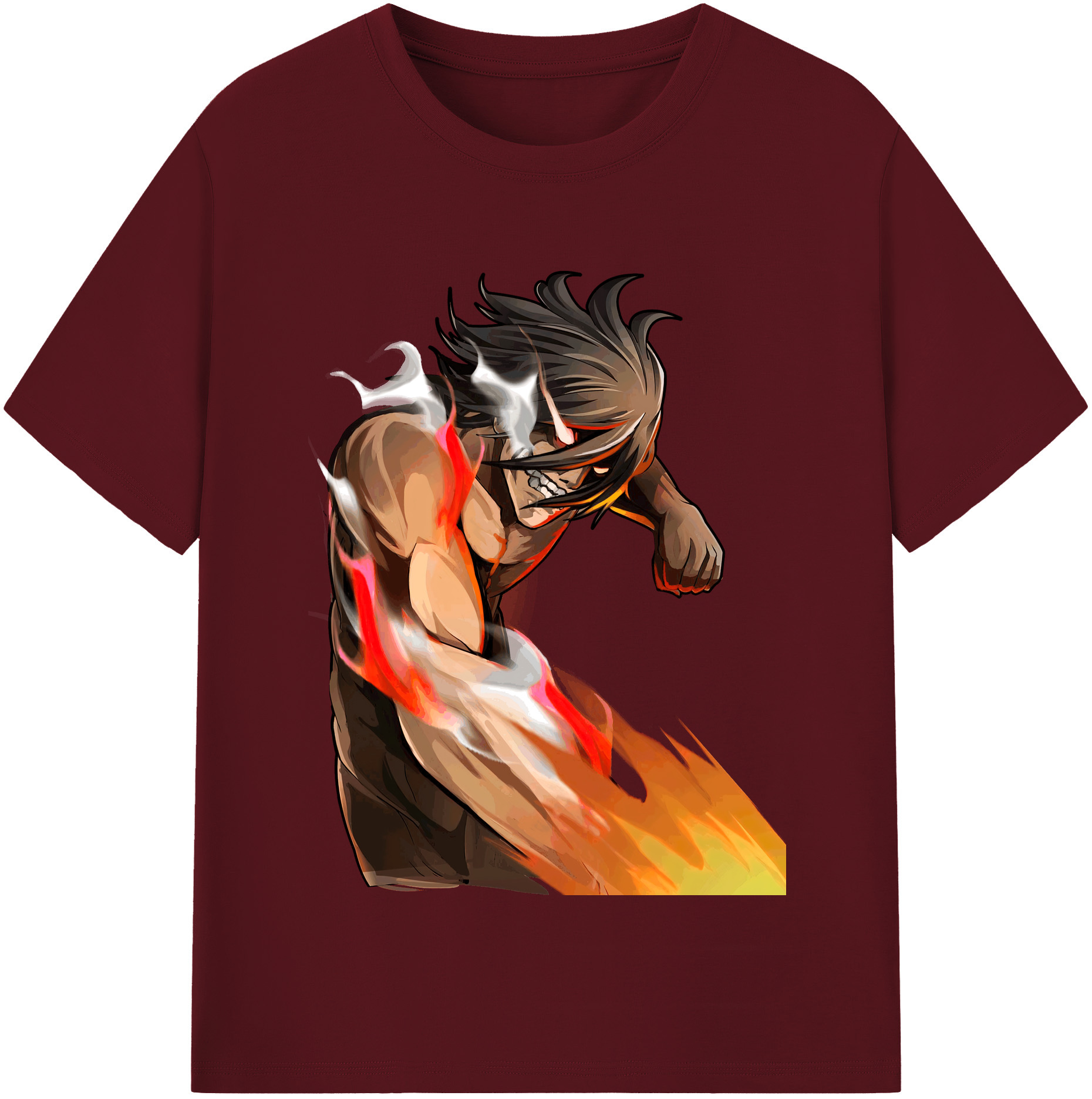（画像用） 進撃の巨人 Attack on Titan 綿100％半袖Tシャツ（フロントプリント）